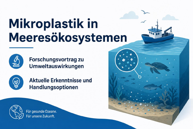 Forschungsvortrag: Auswirkungen von Mikroplastik auf Meeresökosysteme