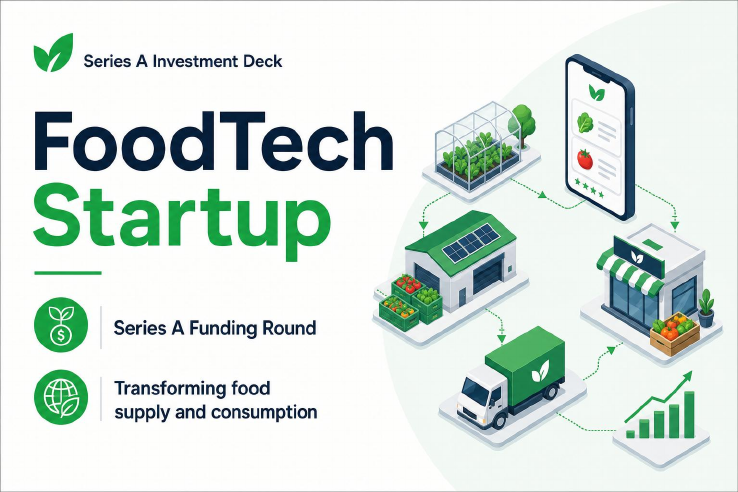 Series A investor deck — food-tech startup