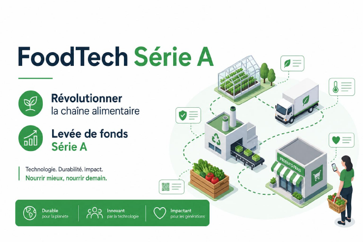 Deck investisseurs Série A — foodtech