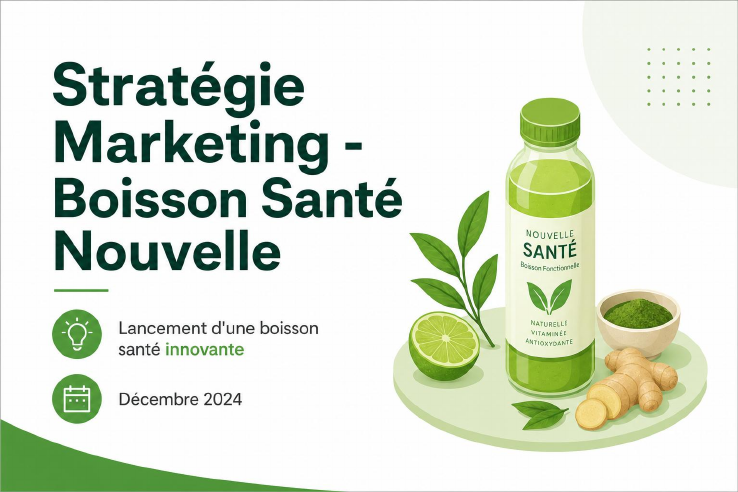 Proposition de stratégie marketing pour une nouvelle boisson santé