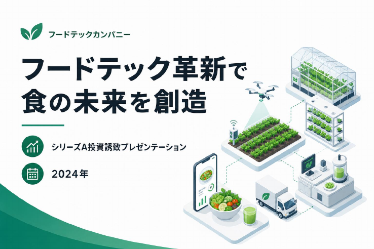 シリーズA投資誘致IR — フードテック
