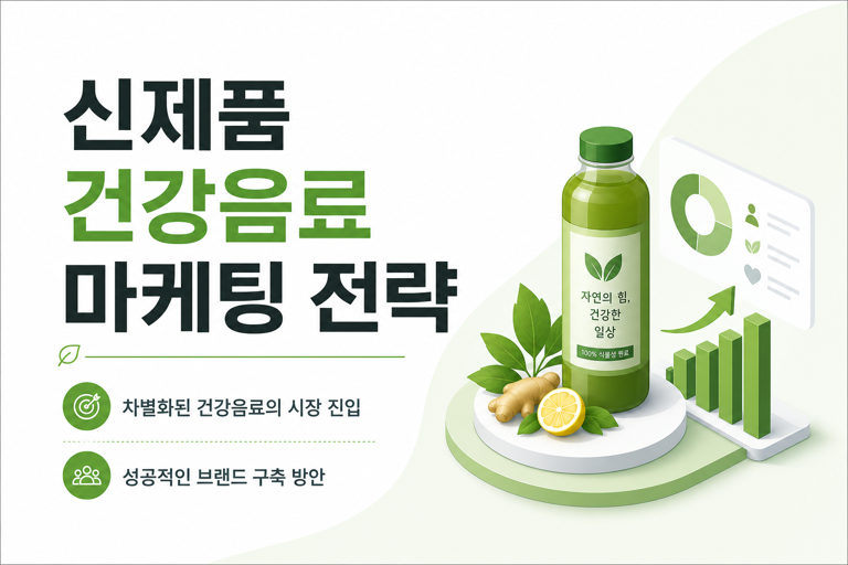 신제품 건강음료 마케팅 전략 제안