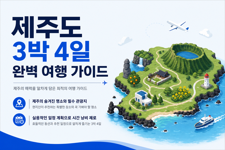 제주도 3박 4일 여행 가이드