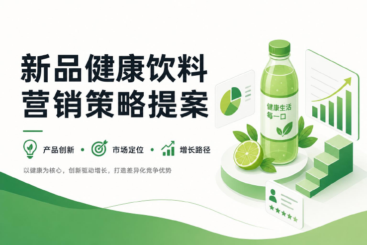 新品健康饮料营销策略提案
